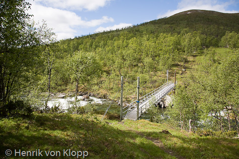Bro över Vindelälven I närheten av Dalavardostugan finns en bro över Vindelälven.