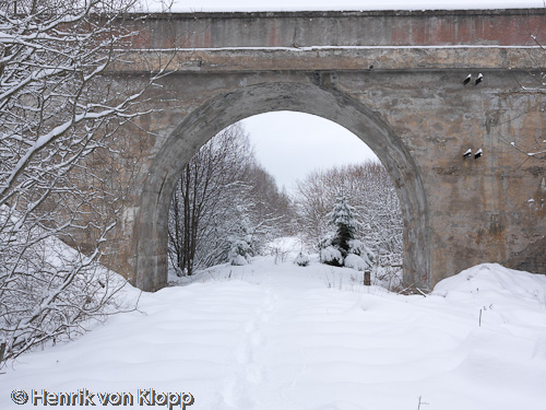 Övergiven banvall i Sala Övergiven banvall i Sala