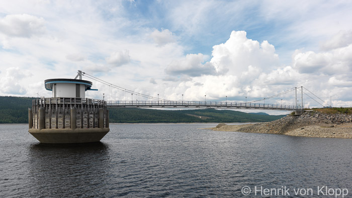 Utskovstorn i Lossen